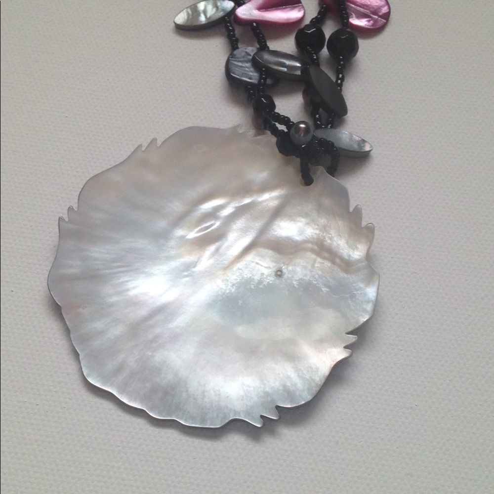Jay King fresh water pearl necklace with rose - Picture 5 of 8